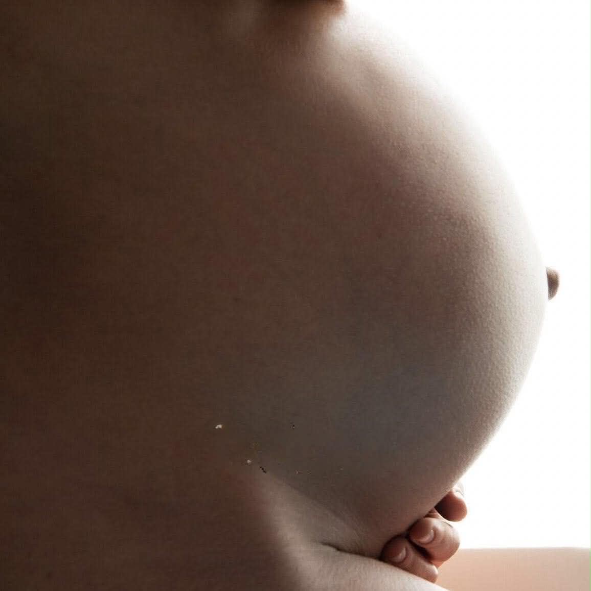 Beautiful pregnancy silhouette
